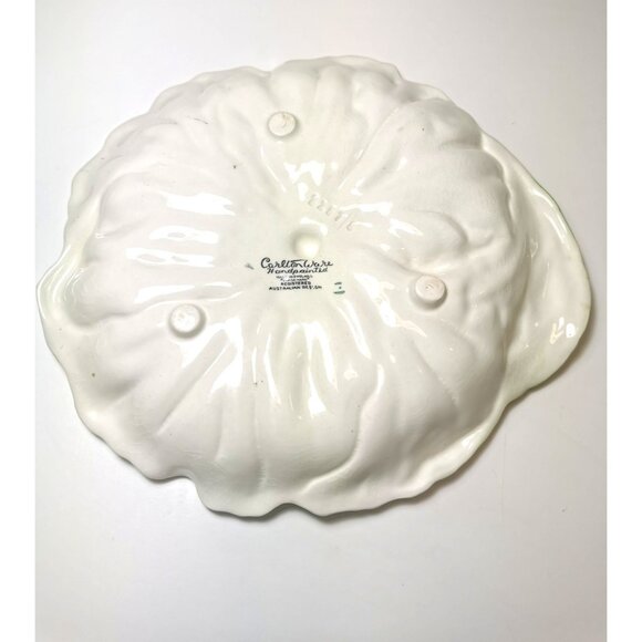 Dish Carlton ware yellow poppy/buttercup flower hand painted vintage - Picture 10 of 11